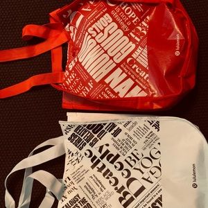 Lululemon reusable small bags